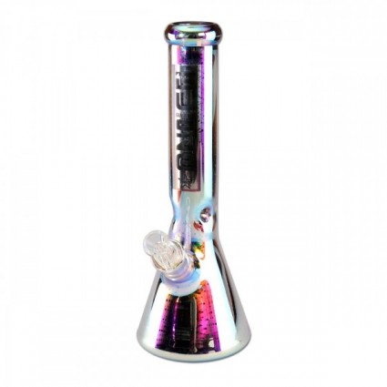 BLAZE GLASS Flashy Ice Bong with LED-Light